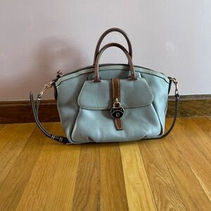 Dooney & Bourke Samba Satchel RT004 GY Grey Leather